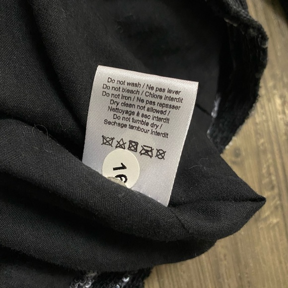 IRO Longina Sequin Jacket Charcoal Size 1 Small - Picture 13 of 16